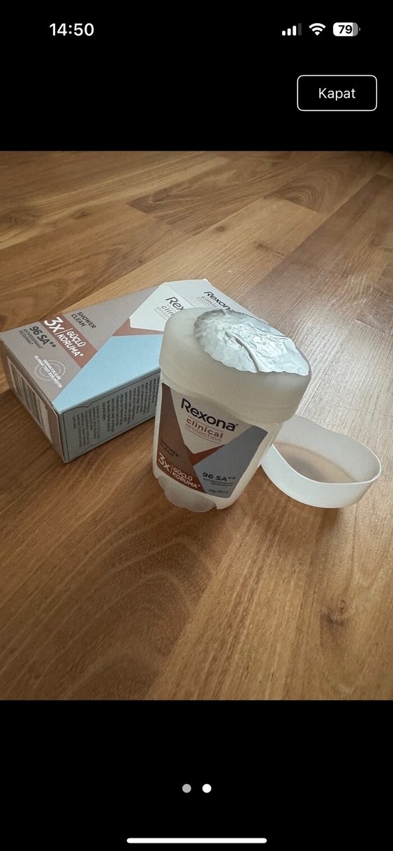 Rexona Clinical Protection Shower Clean Kadın Deodorant - Görsel 2