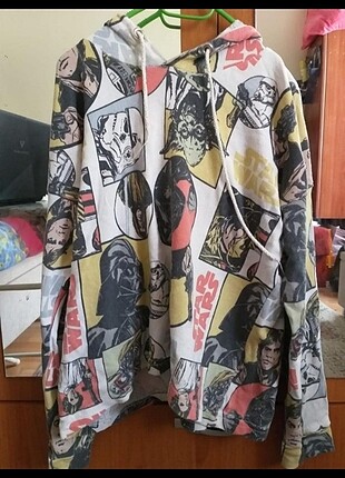 Star wars baskılı ince Sweatshirt 