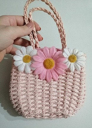 Çiçekli çanta