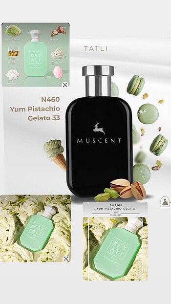 Muscent yum pistachio gelato33