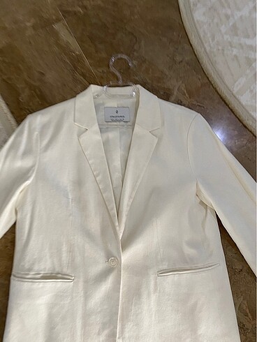 Stradivarius Keten Stradivarius Blazer