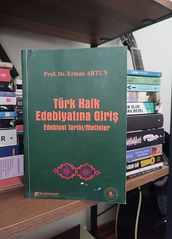 Türk Halk Edebiyatına Giriş, Erman Artun 