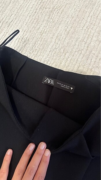 Zara Zara mini şort etek siyah xs