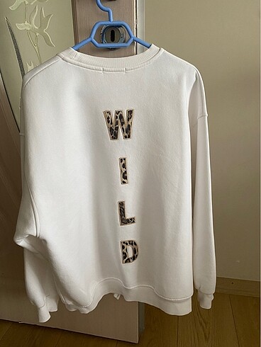 l Beden beyaz Renk Leoparlı sweat