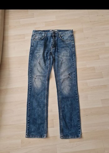 32 Beden mavi Renk 2 Tane Erkek Jean Tek Fiyat