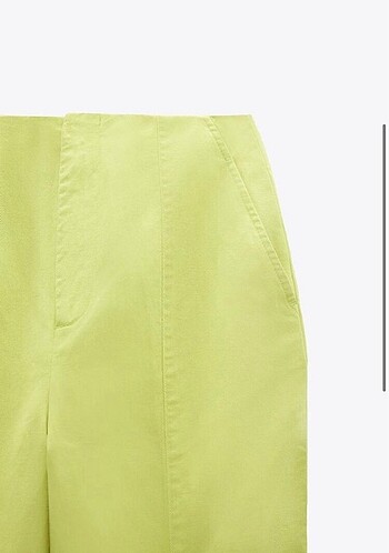 m Beden yeşil Renk Zara straight pantolon