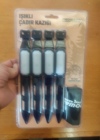 PROWARE IŞIKLI ÇADIR KAZIĞI SET SIFIR KAPALI KUTU - Görsel 4