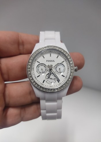 Fossil Orijinal Fossil ES3001 Kadın Saat Beyaz HATASIZ