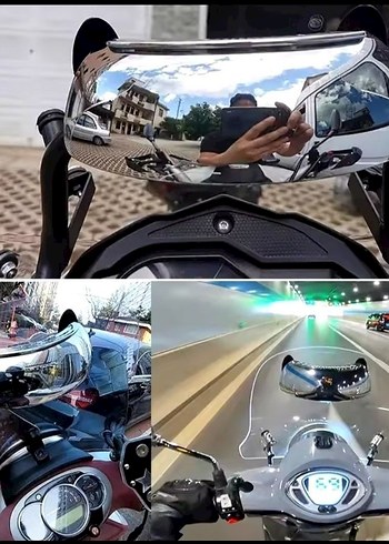 Motorsiklet 180 Derece Kör Nokta Aynası Sıfır