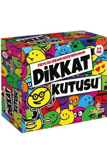 Pikto İle Zekamı Geliştiriyorum Dikkat Kutusu 3-6 Yaş