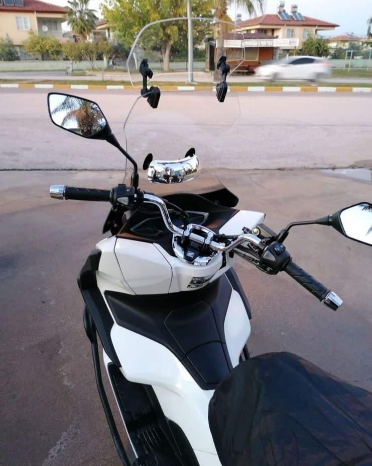 180 Derece Geniş Açılı Motosiklet Kör Nokta Aynası - Görsel 5