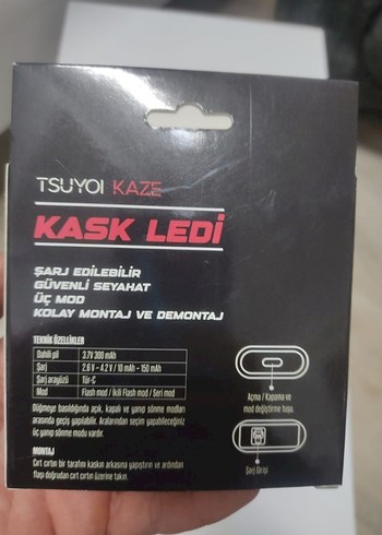 Kask Ledi Sıfır Kapalı Kutu - Görsel 6