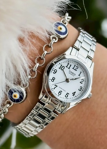 Orijinal Casio LTP-1275 Mini Çelik Saat SIFIR - Görsel 3