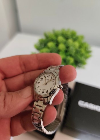 Orijinal Casio LTP-1275 Mini Çelik Saat SIFIR - Görsel 8