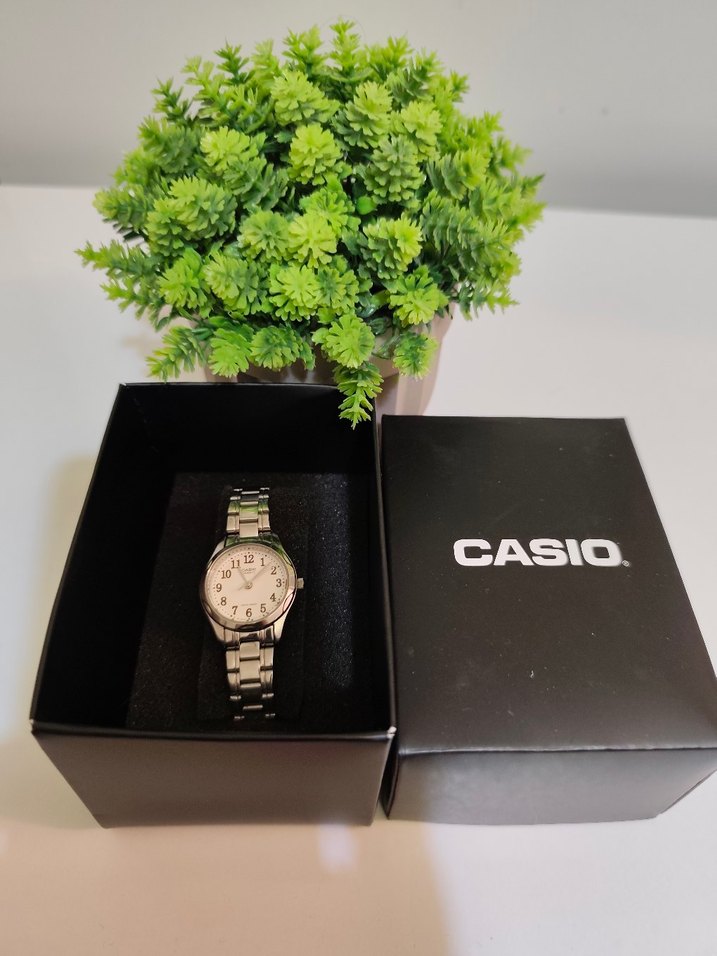 Orijinal Casio LTP-1275 Mini Çelik Saat SIFIR - Görsel 4