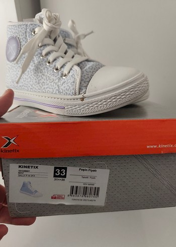 KINETİX CONVERSE KIZ ÇOCUK AYAKKABI 33 Numara - Görsel 5