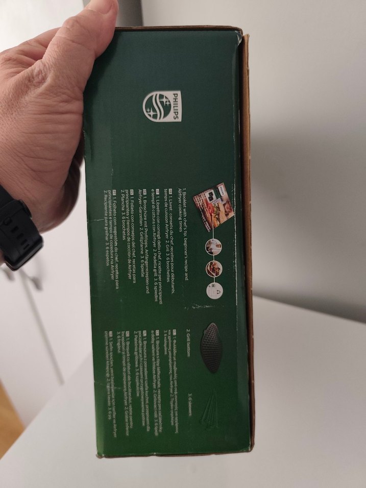 Philips Airfryer XXL Izgara Master Kiti SIFIR - Görsel 3