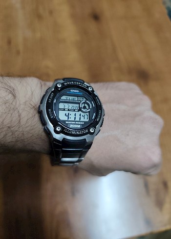Orjinal Casio WAVE CEPTOR Çelik Kasa/Kordon - Görsel 3
