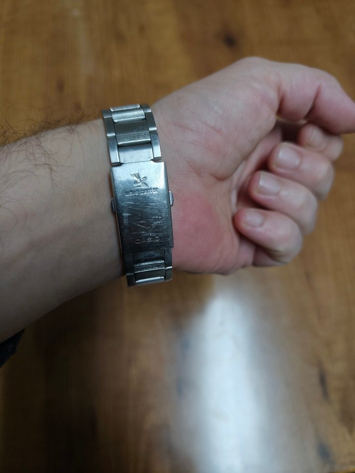 Orjinal Casio WAVE CEPTOR Çelik Kasa/Kordon - Görsel 5