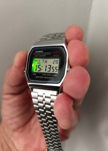 Orjinal Casio A159W Digital Erkek Saat - Görsel 12