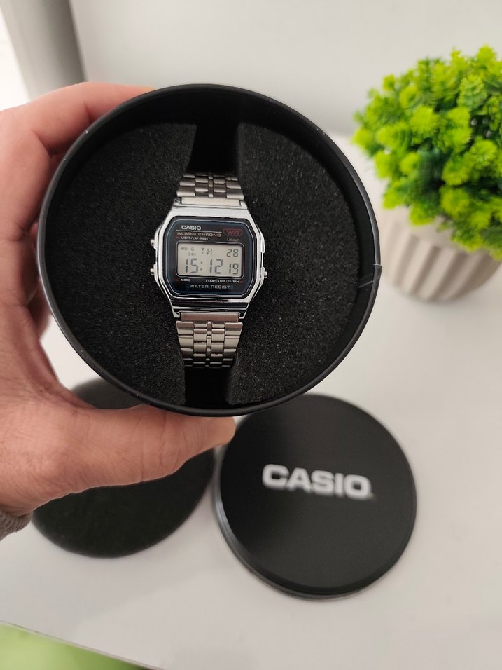 Orjinal Casio A159W Digital Erkek Saat - Görsel 4