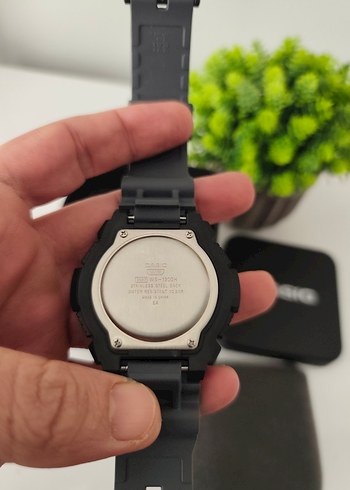 Orjinal Casio WS1300H Erkek Saat SIFIR Gri Kasa - Görsel 4