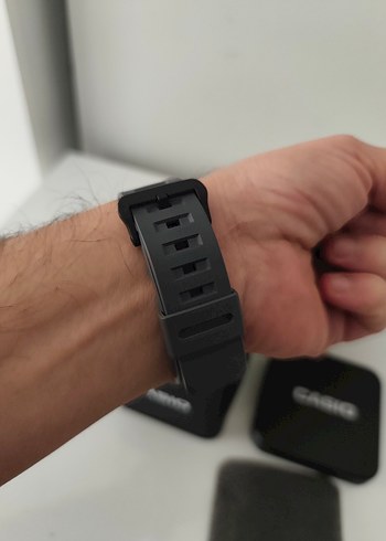 Orjinal Casio WS1300H Erkek Saat SIFIR Gri Kasa - Görsel 8