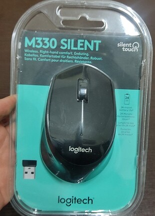Orjinal Logitech M330 Siyah Silent Kablosuz Mouse