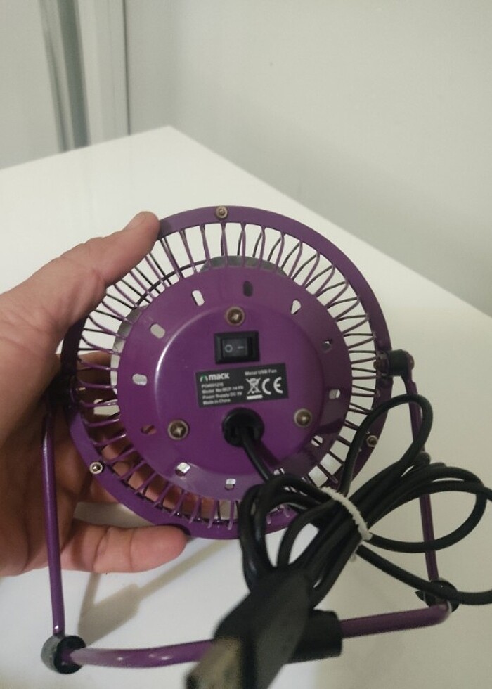 Arızalı Mack USB Mini Vantilatör Yedek parça - Görsel 3