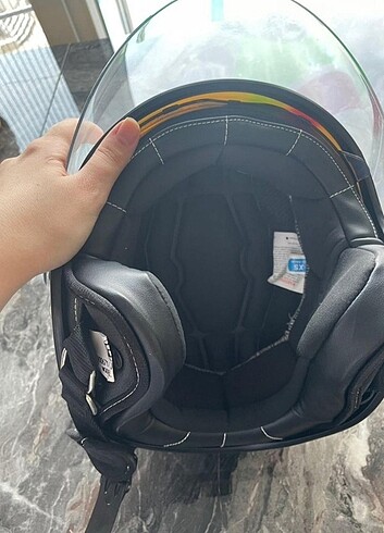 MTS HELMETS Güneş Vizörlü MTS-809-A Kadın Kask XS 53-54cm - Görsel 10