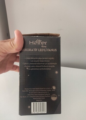 Diğer Dekoratif LED'li Fanus