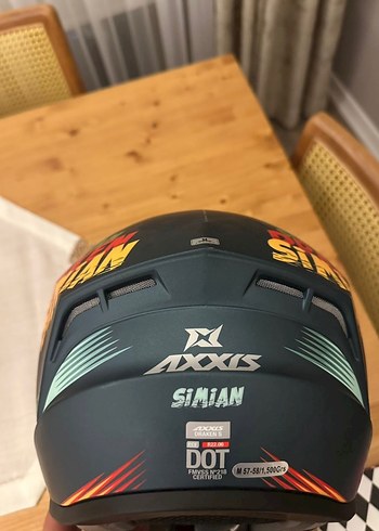 AXXIS DRAKEN SİMİAN FULL FACE KASK M 57-58CM SIFIR - Görsel 19