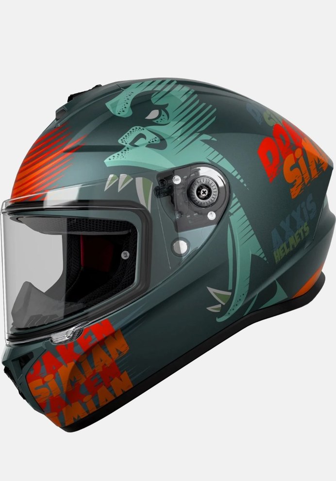 AXXIS DRAKEN SİMİAN FULL FACE KASK M 57-58CM SIFIR - Görsel 2