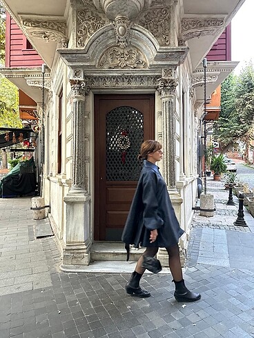 Özel tasarım pastelist jakar elbise - Görsel 4