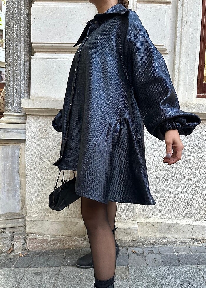 Özel tasarım pastelist jakar elbise - Görsel 2