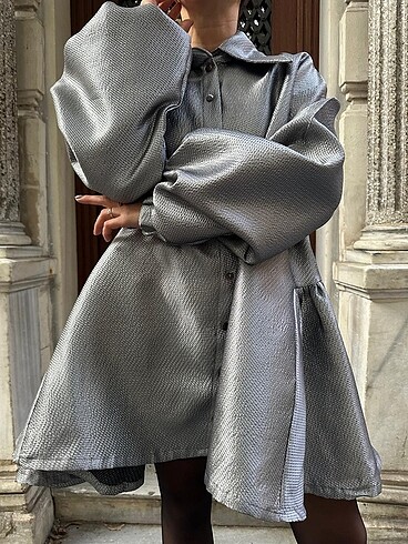 Özel tasarım jakar elbise - Görsel 9