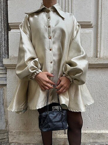 Özel tasarım jakar elbise - Görsel 4