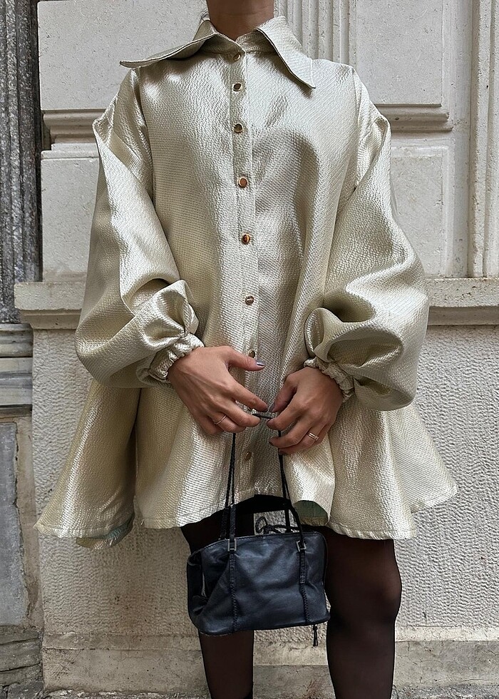 Özel tasarım jakar elbise - Görsel 4