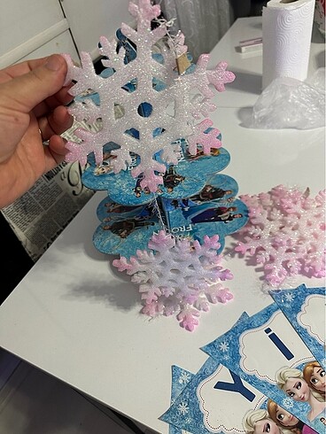 Elsa doğum günü konsepti - Görsel 6