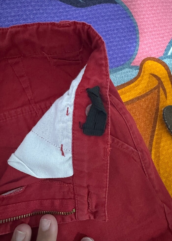 Kırmızı şort - Görsel 5