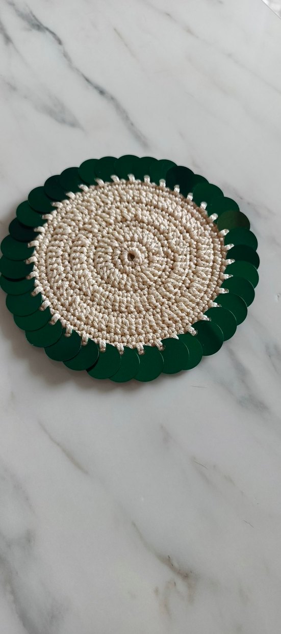 Bohem Tarzı El Yapımı Dekoratif Bardak Altlıkları - Görsel 2