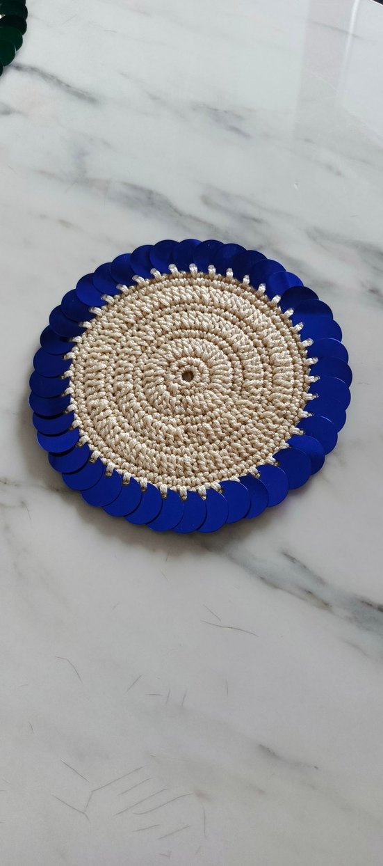 Bohem Tarzı El Yapımı Dekoratif Bardak Altlıkları - Görsel 4