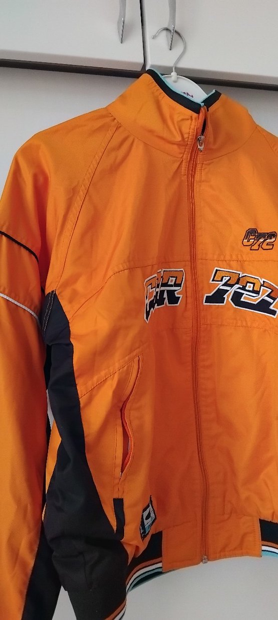 Turuncu Fermuarlı Kadın Spor Ceket - Görsel 3