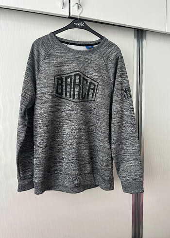 Gri Kadın Uzun Kollu Sweatshirt - Görsel 2