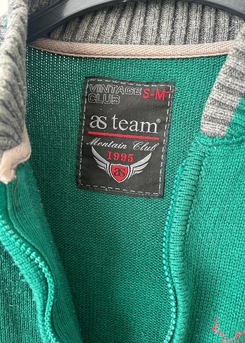 Gri ve Yeşil Erkek Triko Ceket - Görsel 4