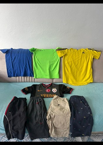 Sarı Adidas Kısa Kollu Erkek Spor Tişörtü - Görsel 4