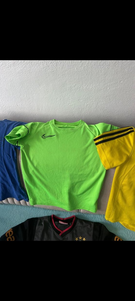 Sarı Adidas Kısa Kollu Erkek Spor Tişörtü - Görsel 2