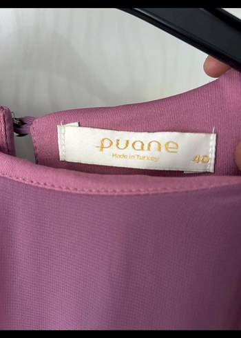 Mor Piliseli Uzun Kadın Elbise - Görsel 5