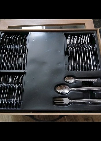 Elif Lüx 18/10 Paslanmaz Çelik Çatal Kaşık Bıçak Seti - Görsel 3