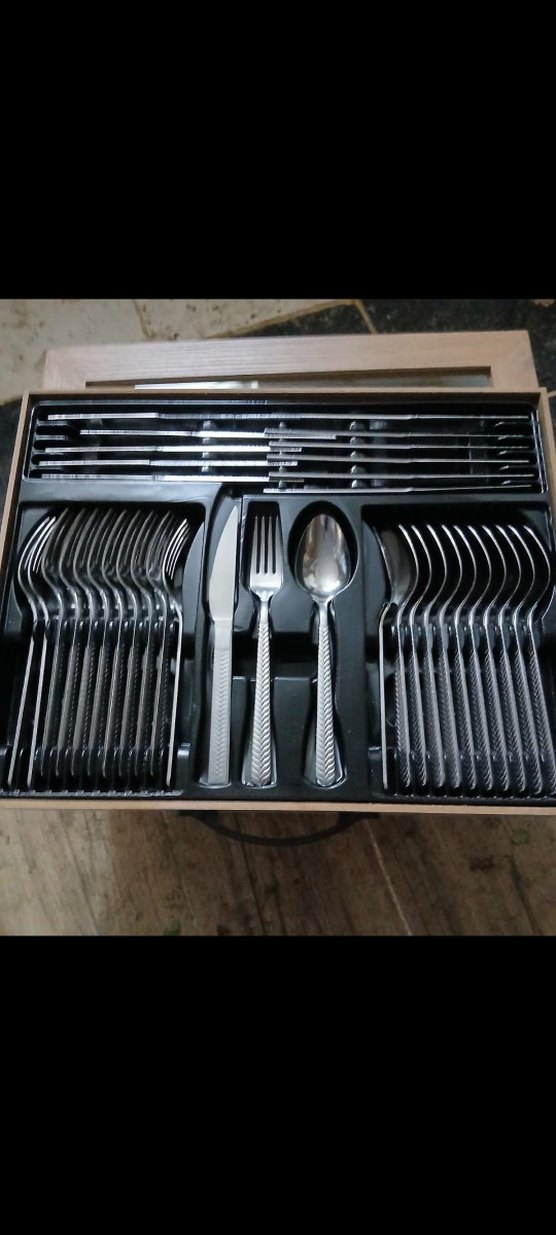 Elif Lüx 18/10 Paslanmaz Çelik Çatal Kaşık Bıçak Seti - Görsel 2